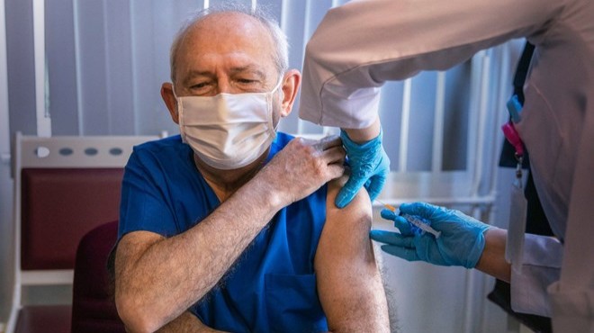 Kemal Kılıçdaroğlu, korona aşısı oldu