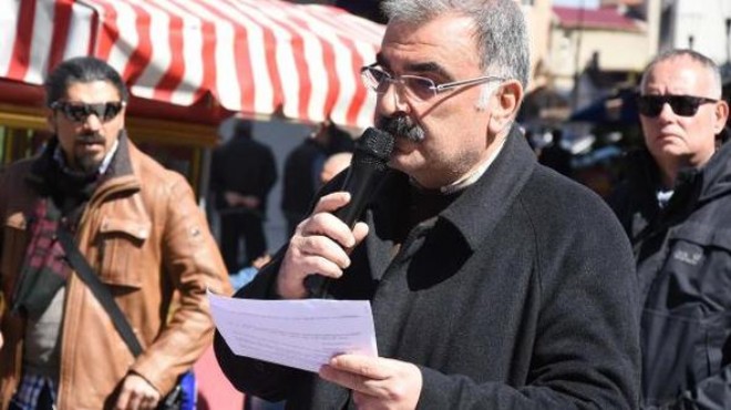 KHK ihraçları İzmir de protesto edildi