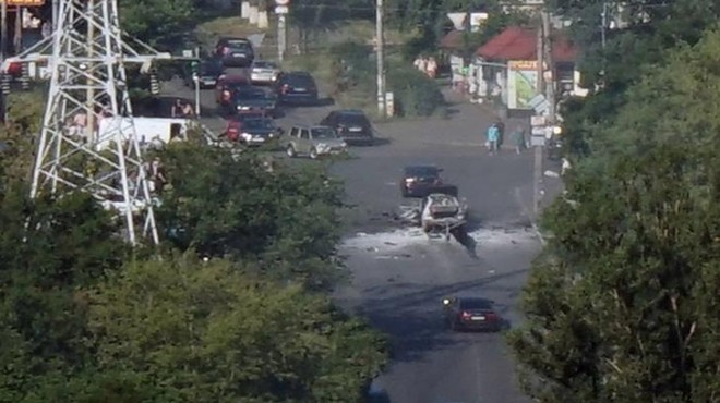 Kiev de bomba yüklü araç infilak etti!