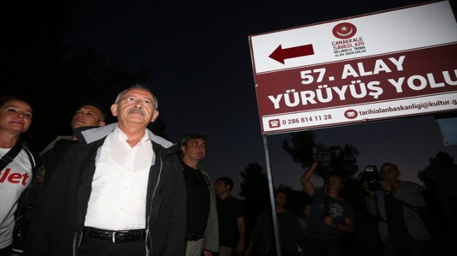 Kılıçdaroğlu, 57. Alay a Saygı Yürüyüşü ne katıldı