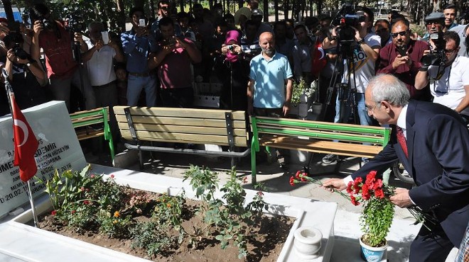 Kılıçdaroğlu Kahraman Astsubay ın mezarını ziyaret etti