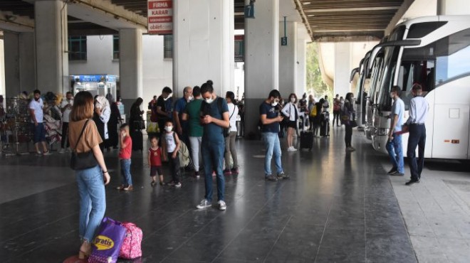 Kısıtlamanın ardından İzmir de yolcu ve sefer sayılarında büyük artış