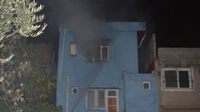 Koca dehşeti: Eşini dövüp evi ateşe verdi