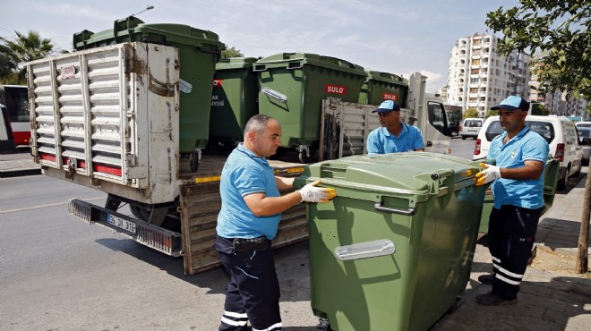 Konak Belediyesi çöp konteynerleri yeniledi