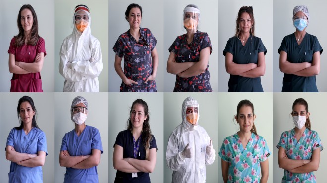 Koronavirüs savaşçısı kadınların en büyük dileği  maskesiz hayat 