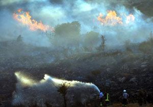 Bodrum da korkutan yangın: 2 hektar kül oldu