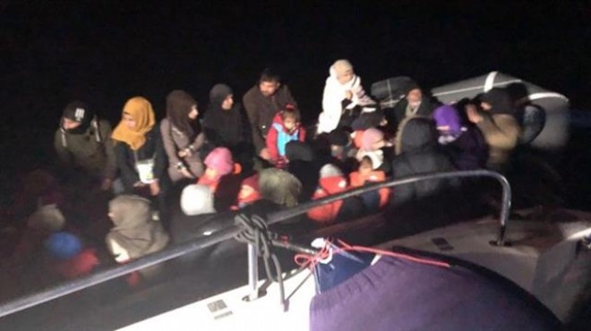 Kuşadası açıklarında 11 kaçak göçmen kurtarıldı