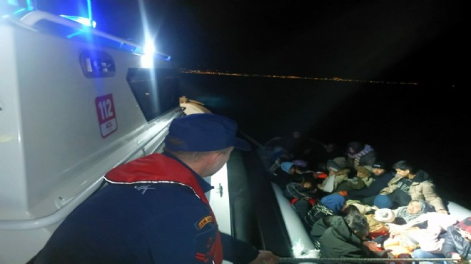 Kuşadası nda 33 kaçak göçmen yakalandı