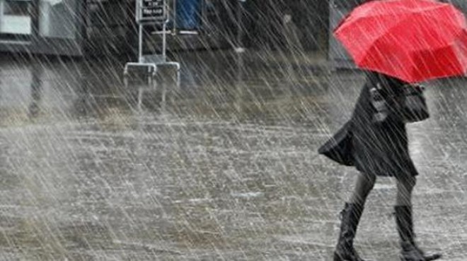 Kuvvetli yağış geliyor: İzmir için kırmızı alarm!