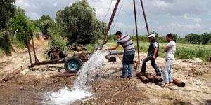 Bergama Belediyesi üç yeni içme suyu kuyusu açtı