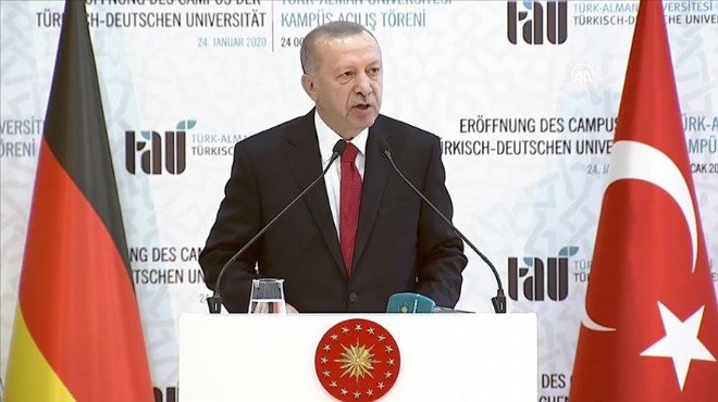 Erdoğan dan Libya için  sükunet  çağrısı