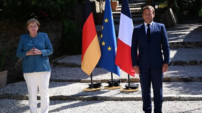 Macron ve Merkel Doğu Akdeniz i konuştu