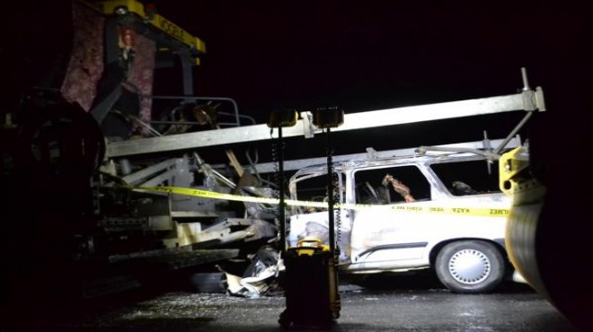 Manisa da feci kaza: 3 kişi yanarak öldü!