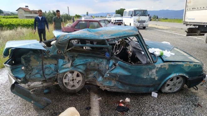 Manisa da feci kaza: 5 kişi yaralandı