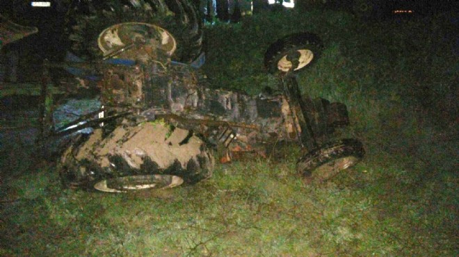 Manisa da korkunç kaza: Traktörün altında kaldı