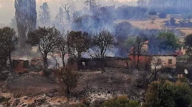 Manisa da korkunç yangın: Alevler 10 evi küle çevirdi!