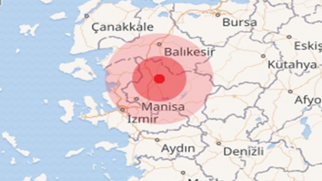 Manisa da korkutan deprem! İzmir de sallandı