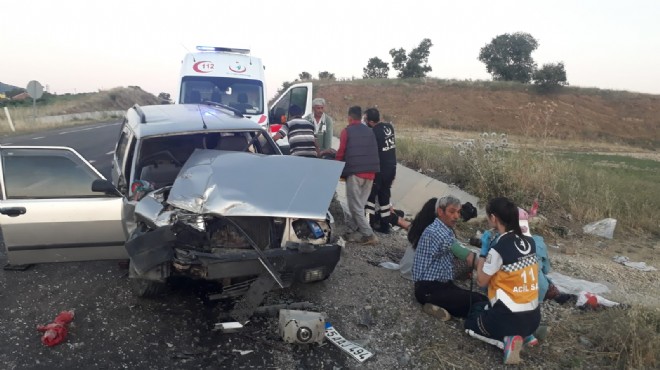Manisa da trafik kazası: 12 yaralı
