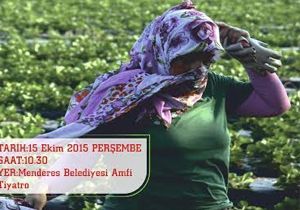 Menderes’te çiftçi kadınlar günü