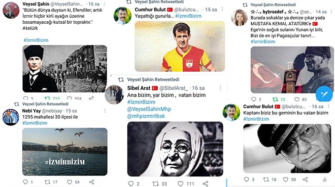 MHP den sosyal medya kampanyası:  İzmir bizim  dediler!