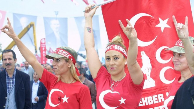 MHP İzmir de  kadın aday  hareketi!
