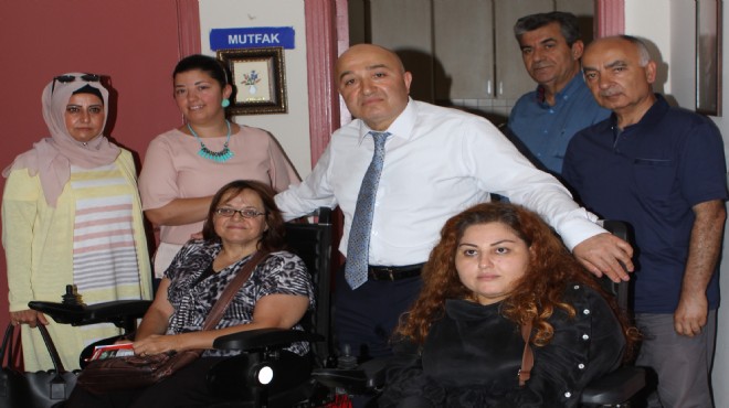 MHP li Şahin den engellilere destek sözü