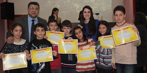 Bornovalı 960 öğrenci İngilizce sertifikalarını aldı