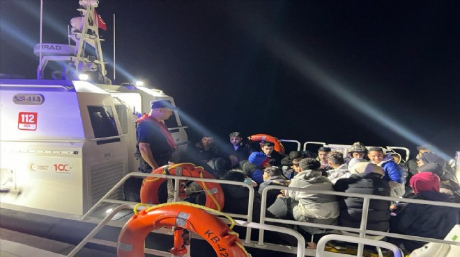 Muğla açıklarında 25 göçmen yakalandı