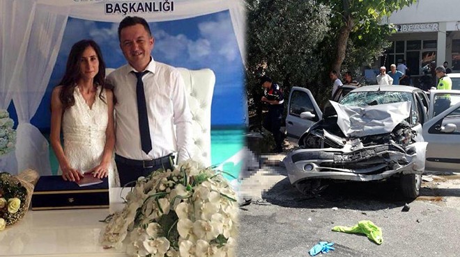Muğla da kahreden son: Yeni evli çifti kaza ayırdı