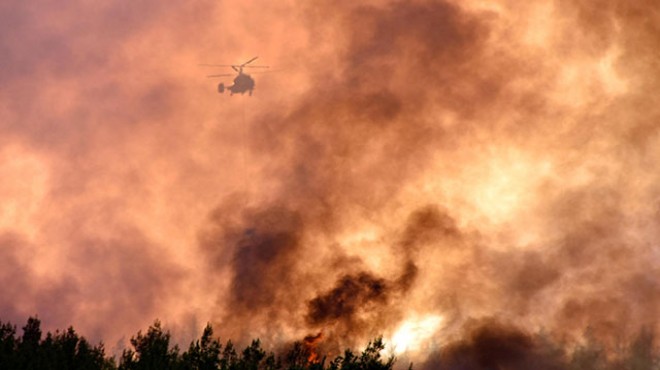 Muğla daki orman yangınında  sabotaj  şüphesi