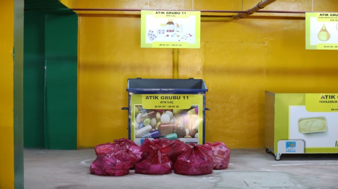 Narlıdere'de atık ilaçlar toplanıyor
