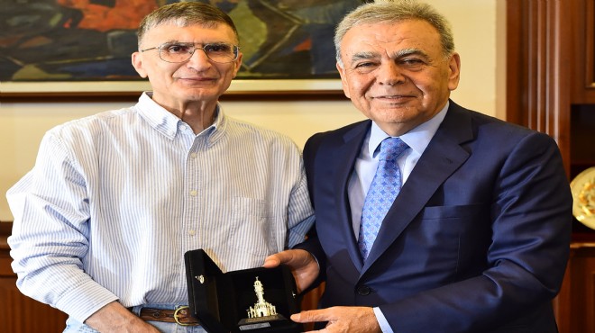 Nobelli ziyaret: Kocaoğlu,  Türkiye nin gururu nu ağırladı
