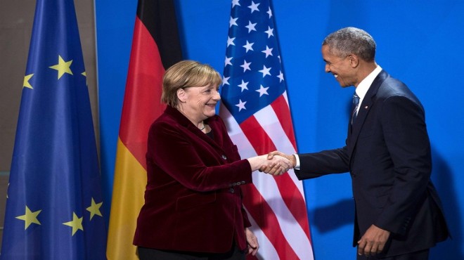 Obama dan Merkel e veda ziyareti