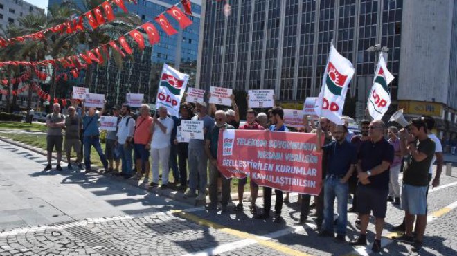 ÖDP den Türk Telekom un kamulaştırılması için eylem