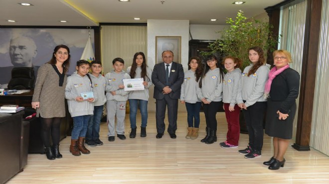 Öğrenciler Başkan Arslan’a projelerini anlattı