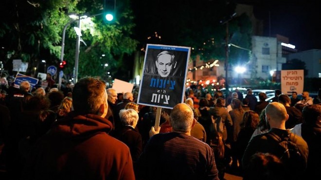 On binlerce İsrailli Netanyahu ya karşı sokakta!