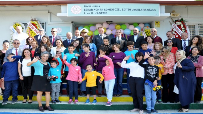Özel öğrenciler için yenilenen okul açıldı