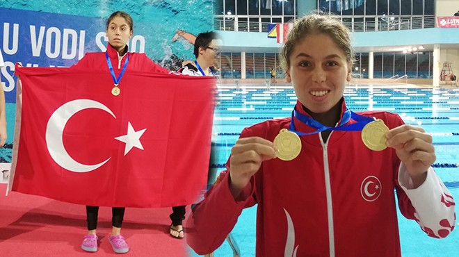 Özel Sporcu Şevval, İzmir in gururu oldu