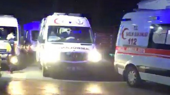 Pandemi hastanesi önünde korkutan ambulans yoğunluğu
