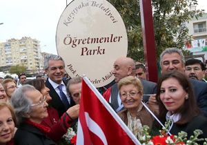 Karşıyaka’nın ‘Öğretmenler Parkı’ açıldı