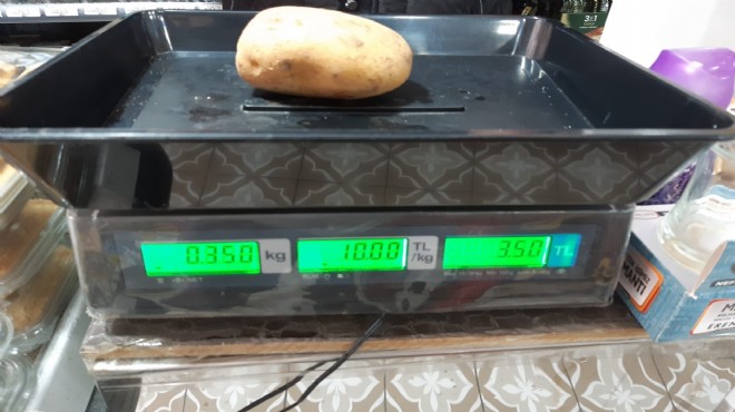 Patates uçuşa geçti… Kilosu değil tanesi 3,5 TL!