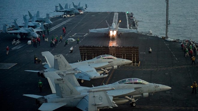 Pentagon dan  Carl Vinson Uçak Gemisi  açıklaması