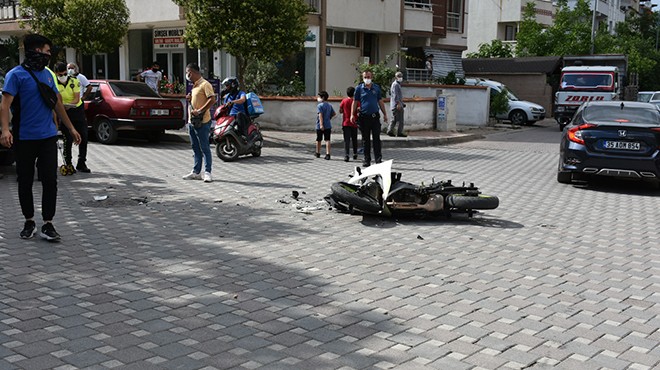 Pikapla motosikletin çarpıştı: 1 kişi yaralandı!