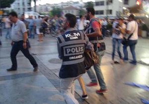 İzmir deki Suruç eylemine polis müdahalesi: 9 gözaltı