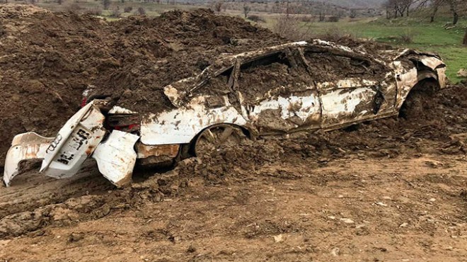 PKK nın toprağa gömülü otomobili bulundu!