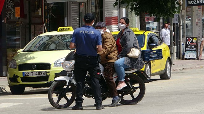 Polisin uyardığı kadından ilginç cevap: Başkasının motoruna mı bineyim?