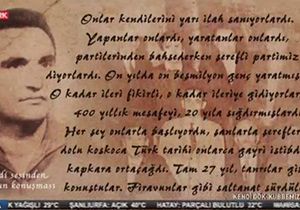 TRT ekranlarında Atatürk e şok hakaret