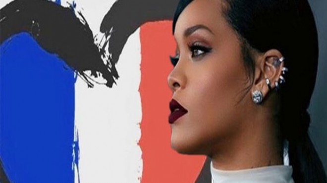Rihanna dan Fransa daki terör saldırısına tepki