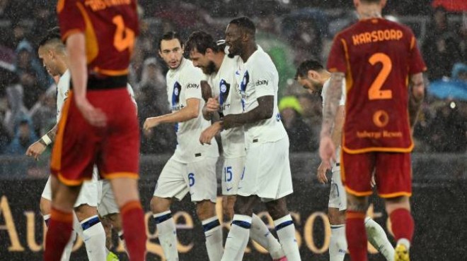 Roma daki 6 gollü düelloda kazanan Inter