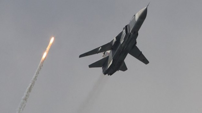 Rus savaş uçağı Suriye de düştü